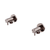 An image of Nero Tapware Washing Machine Tap Set Brushed Bronze