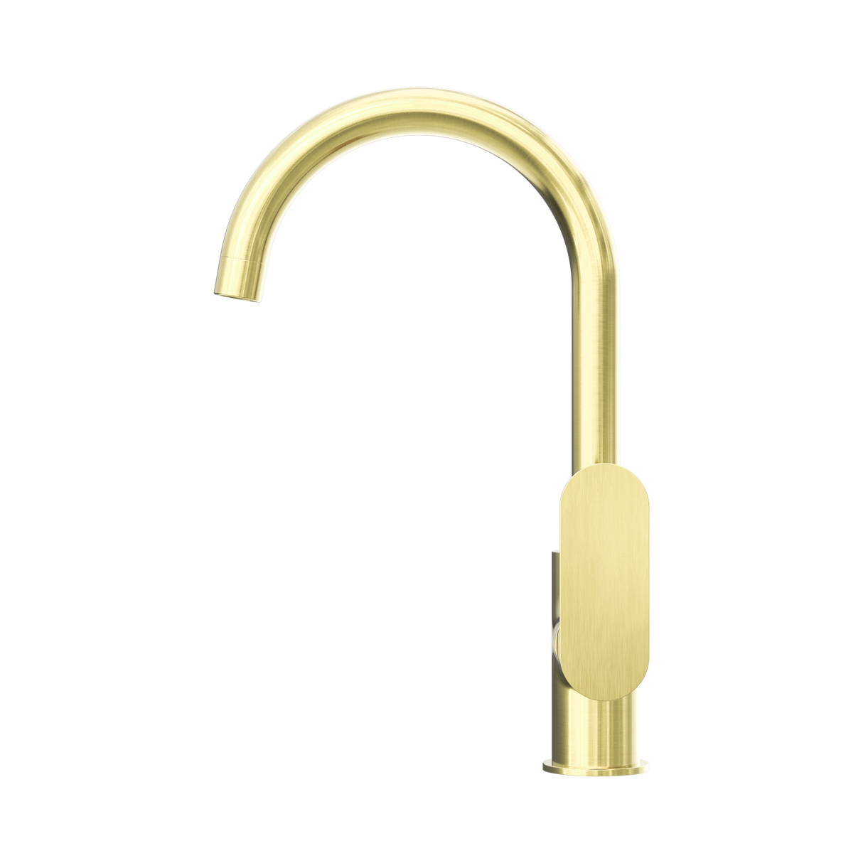 An image of Nero Tapware Ecco Kitchen Mixer Brushed Gold