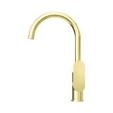 An image of Nero Tapware Ecco Kitchen Mixer Brushed Gold