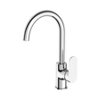 An image of Nero Tapware Ecco Kitchen Mixer Chrome