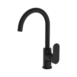 An image of Nero Tapware Ecco Kitchen Mixer Matte Black