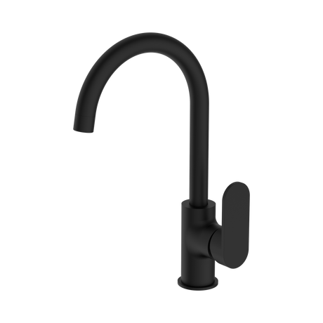 An image of Nero Tapware Ecco Kitchen Mixer Matte Black