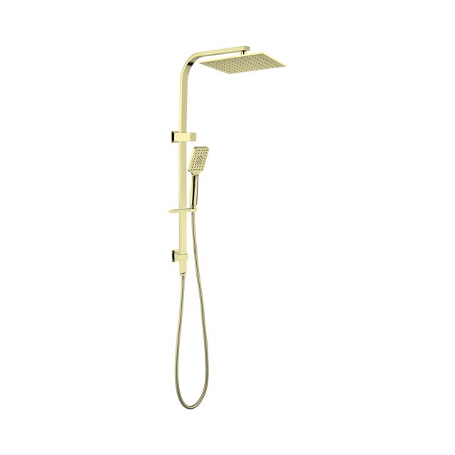 An image of Nero Tapware Celia Twin Shower Brushed Gold