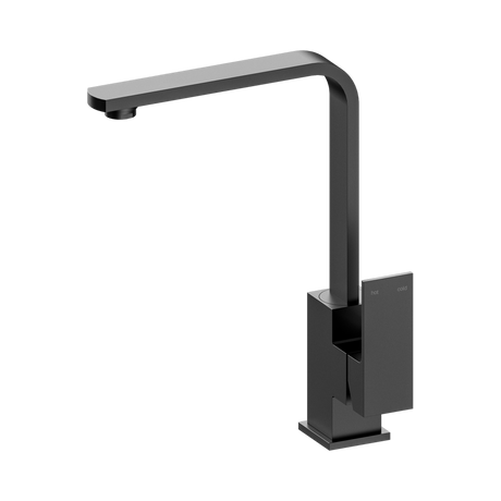 An image of Nero Tapware Celia Kitchen Mixer Builders Range Matte Black