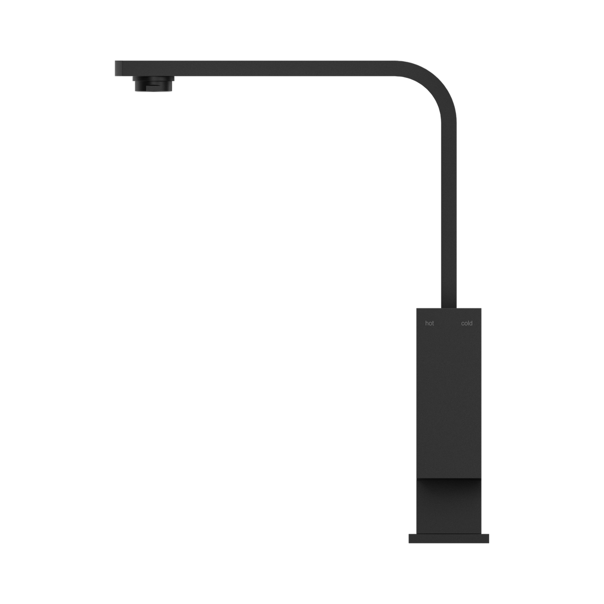 An image of Nero Tapware Celia Kitchen Mixer Builders Range Matte Black