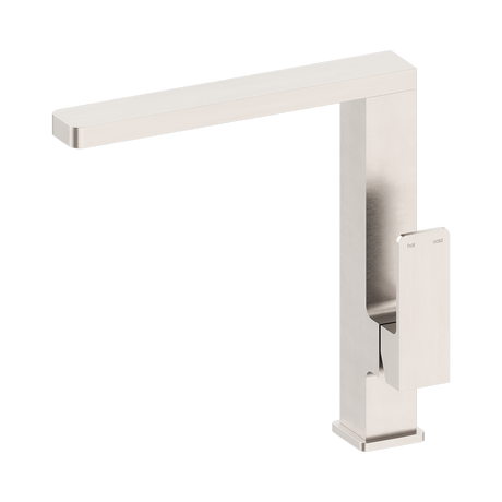 An image of Nero Tapware Celia Kitchen Mixer Brushed Nickel