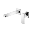 An image of Nero Tapware Celia Wall Basin/Bath Mixer Separate Back Plate Chrome