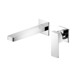 An image of Nero Tapware Celia Wall Basin/Bath Mixer Separate Back Plate Chrome