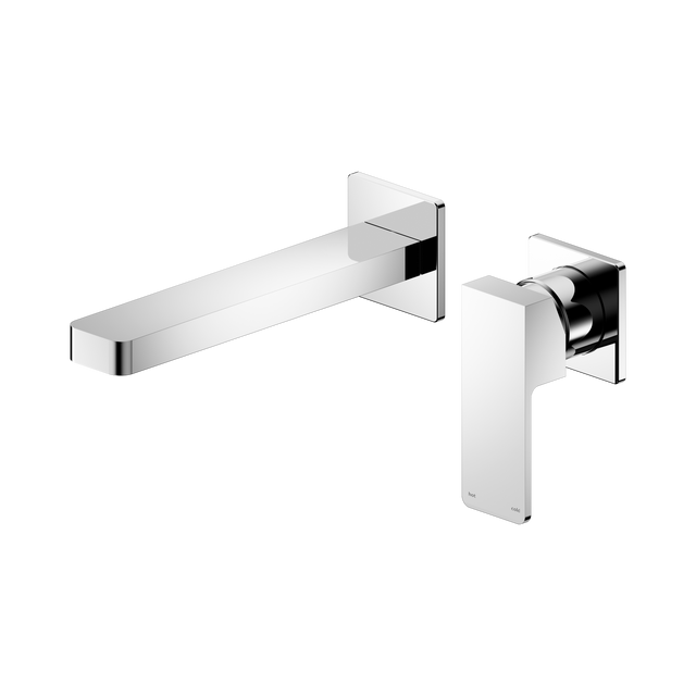 An image of Nero Tapware Celia Wall Basin/Bath Mixer Separate Back Plate Chrome