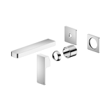 An image of Nero Tapware Celia Wall Basin/Bath Mixer Separate Back Plate Trim Kits Only Chrome