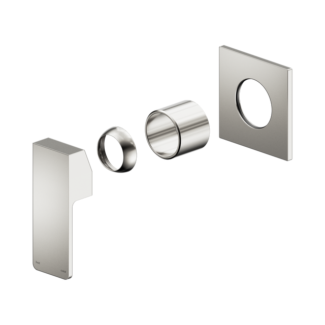 An image of Nero Tapware Celia Shower Mixer Trim Kits Only Brushed Nickel