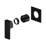 An image of Nero Tapware Celia Shower Mixer Trim Kits Only Matte Black