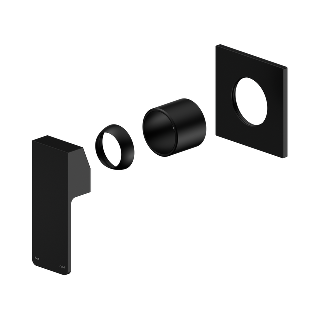 An image of Nero Tapware Celia Shower Mixer Trim Kits Only Matte Black