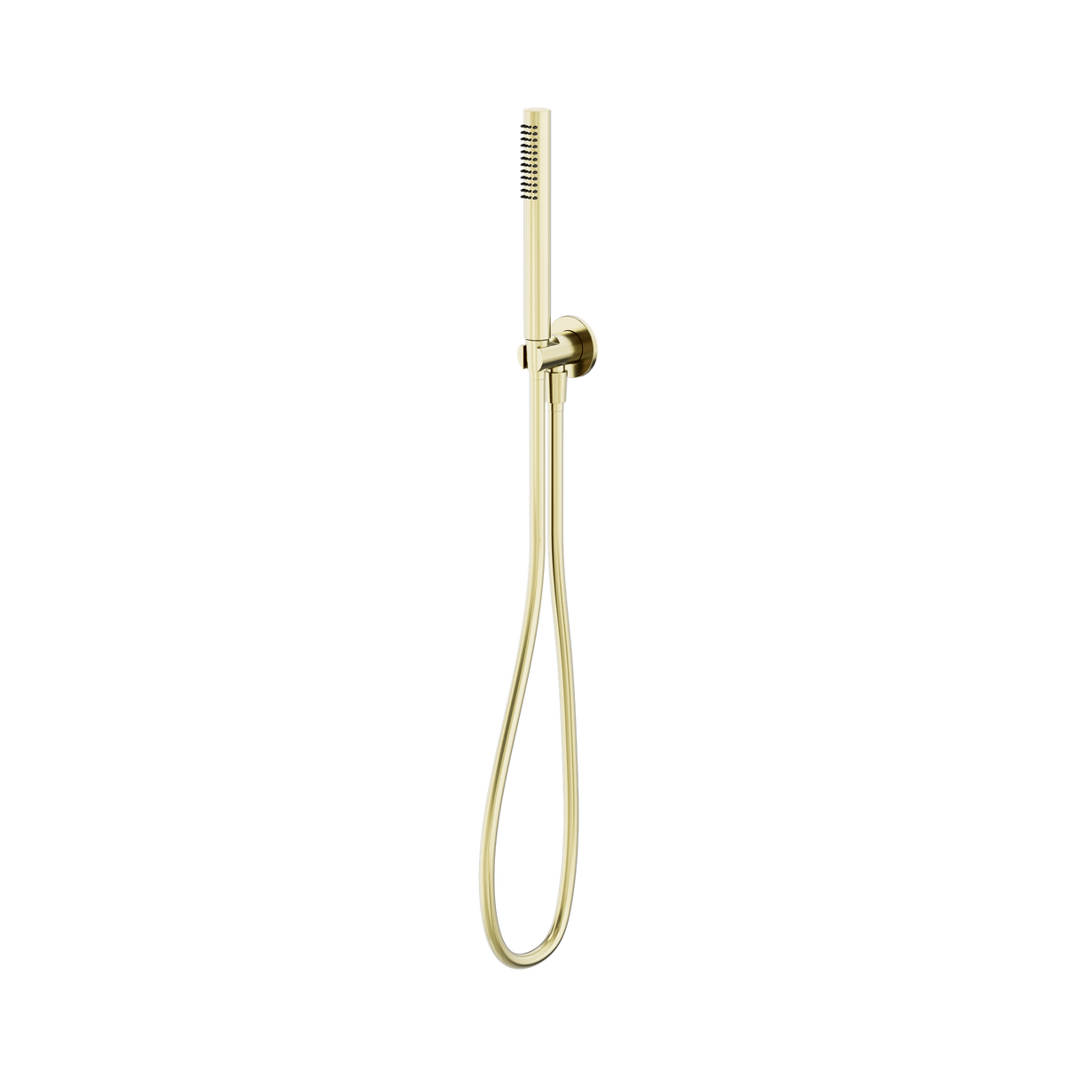 An image of Nero Tapware Slim Shower On Bracket Brushed Gold