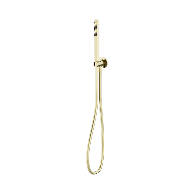 An image of Nero Tapware Slim Shower On Bracket Brushed Gold