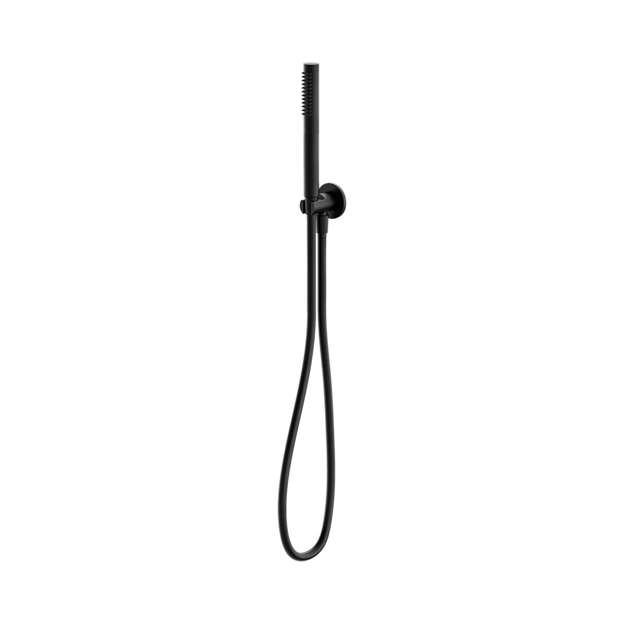 An image of Nero Tapware Slim Shower On Bracket Matte Black