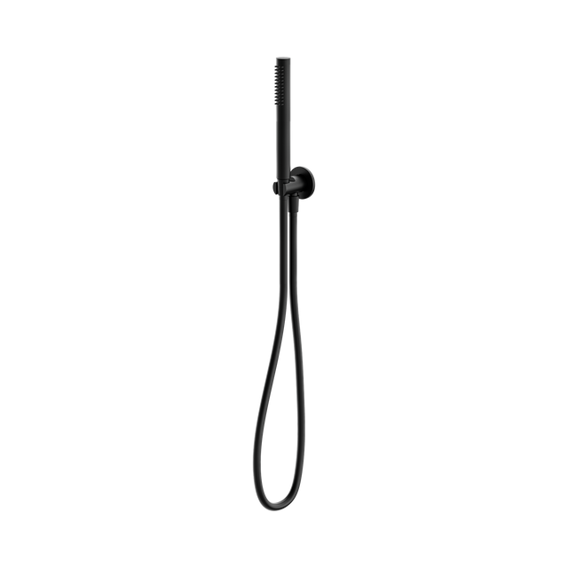 An image of Nero Tapware Slim Shower On Bracket Matte Black