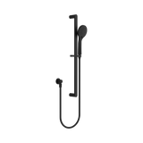 An image of Nero Tapware Ecco Shower Rail With Air Shower Matte Black