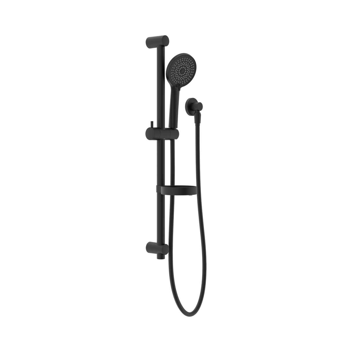 An image of Nero Tapware Builder Project Shower Rail Matte Black