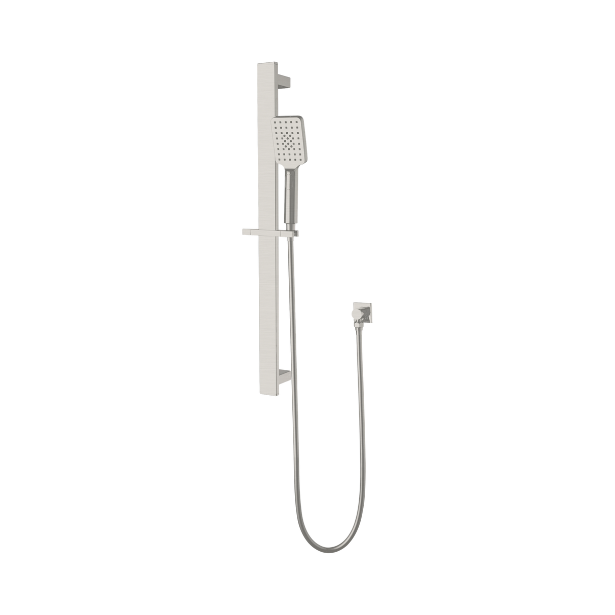 An image of Nero Tapware Celia New Shower Rail Brushed Nickel