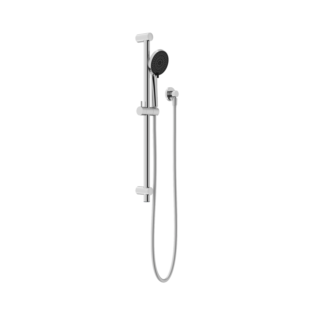 An image of Nero Tapware Round Metal Project Rail Shower Chrome