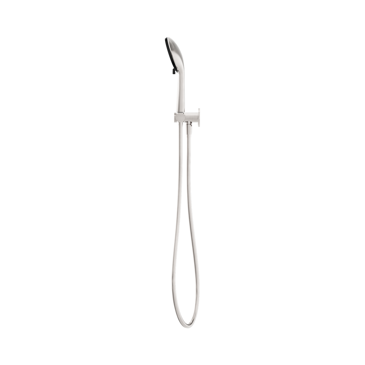 An image of Nero Tapware Project Round Shower On Bracket 4 Star Rating Brushed Nickel