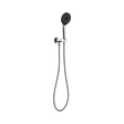 An image of Nero Tapware Project Round Shower On Bracket 4 Star Rating Chrome
