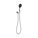 An image of Nero Tapware Project Round Shower On Bracket 4 Star Rating Chrome
