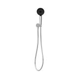 An image of Nero Tapware Project Round Shower On Bracket 4 Star Rating Chrome