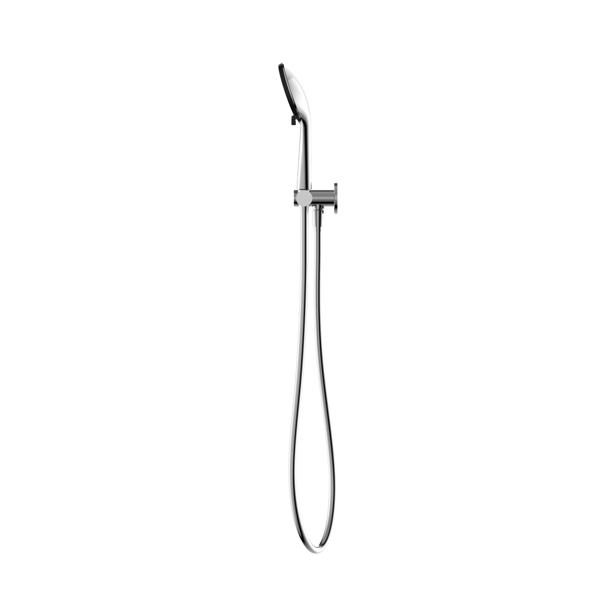 An image of Nero Tapware Project Round Shower On Bracket 4 Star Rating Chrome