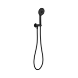 An image of Nero Tapware Project Round Shower On Bracket 4 Star Rating Matte Black