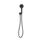 An image of Nero Tapware Project Round Shower On Bracket 4 Star Rating Matte Black
