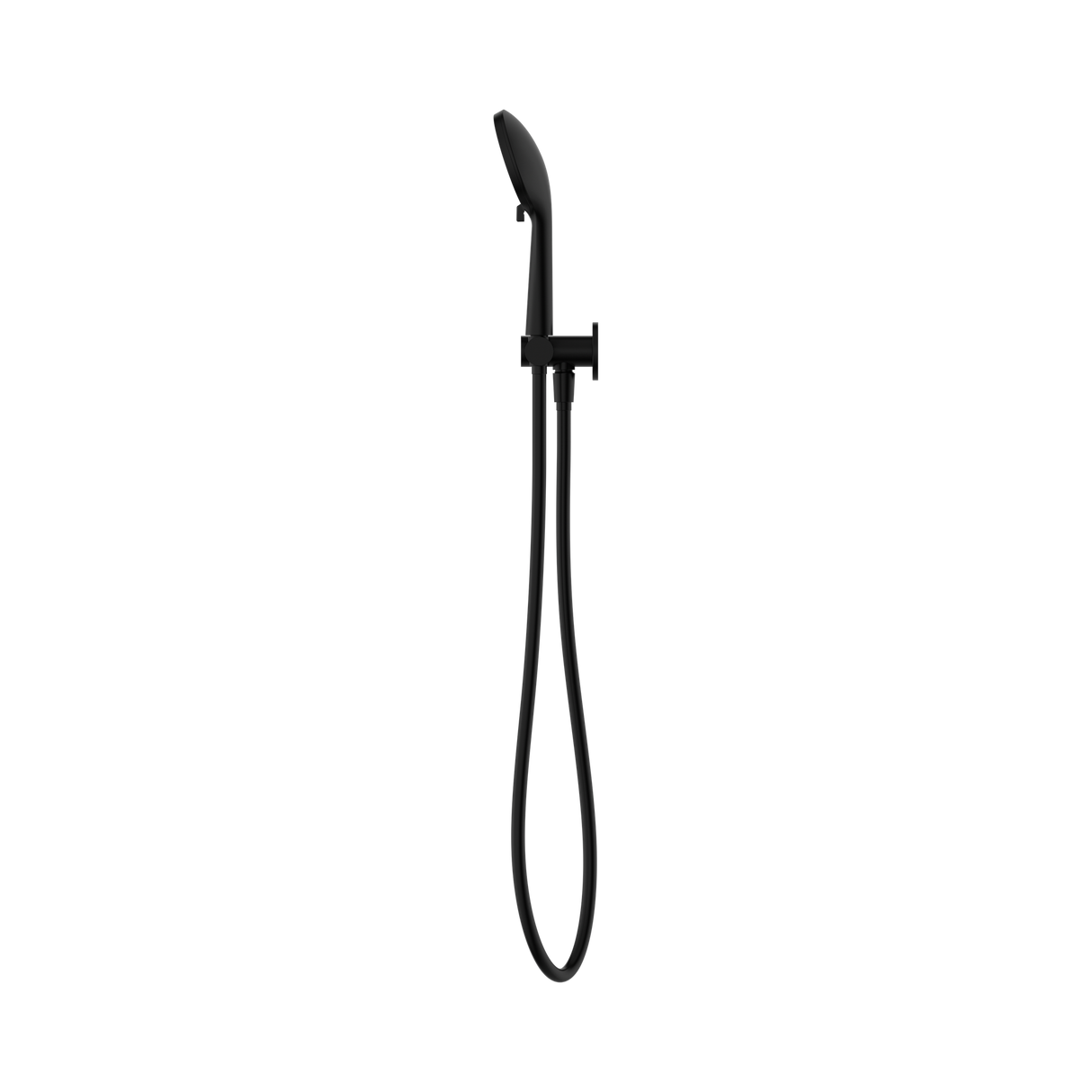 An image of Nero Tapware Project Round Shower On Bracket 4 Star Rating Matte Black