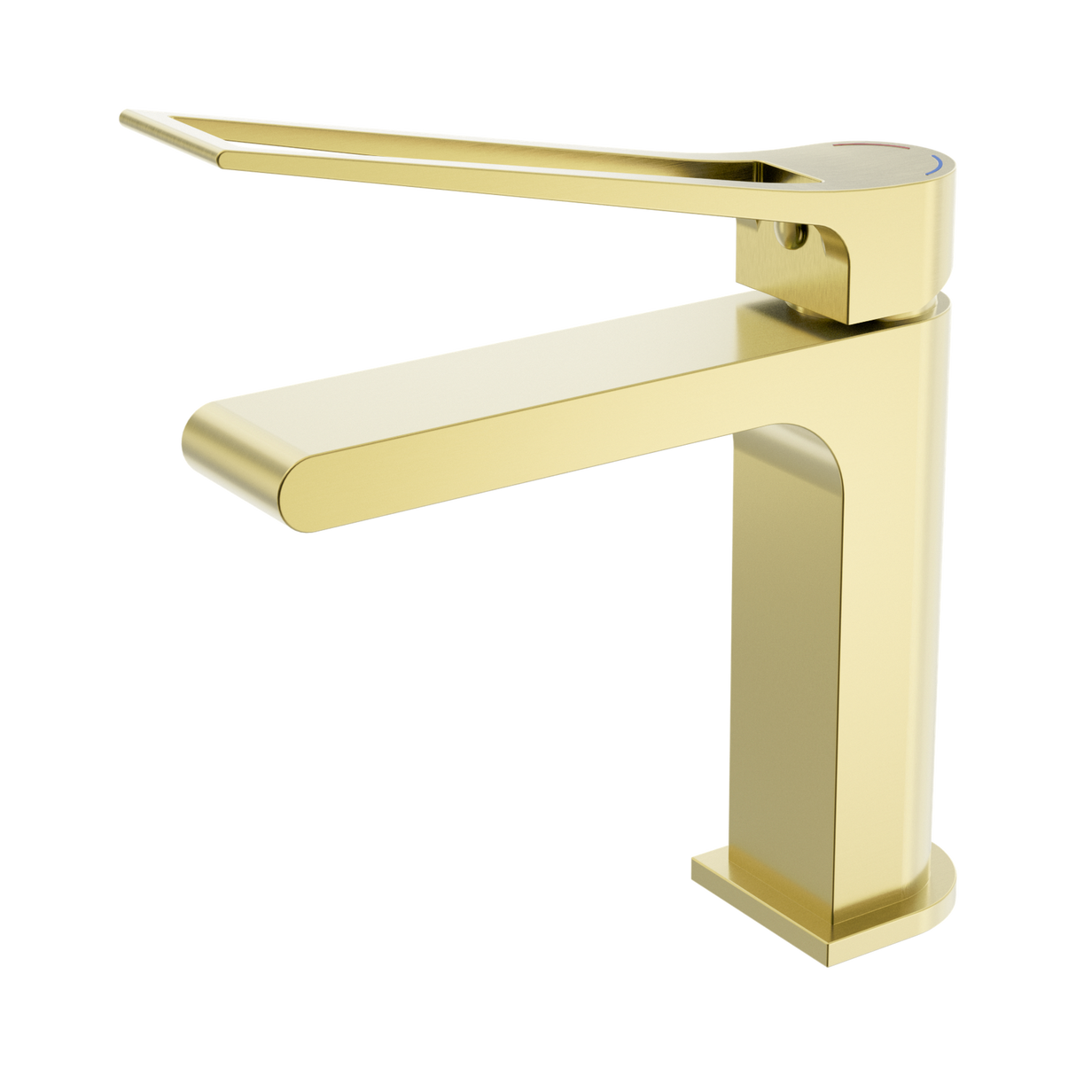 An image of Nero Tapware Bianca Care Basin Mixer Brushed Gold