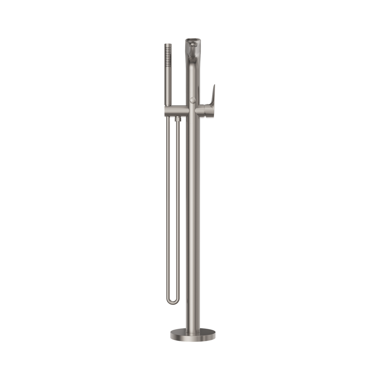 An image of Nero Tapware Bianca Freestanding Bath Mixer With Hand Shower Chrome