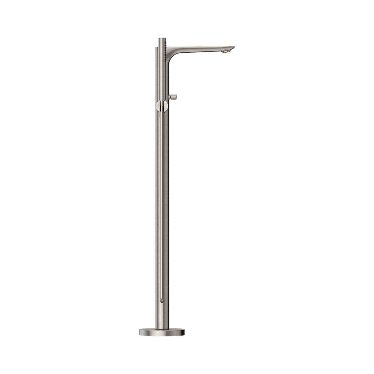 An image of Nero Tapware Bianca Freestanding Bath Mixer With Hand Shower Chrome