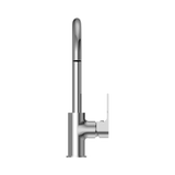 An image of Nero Tapware Bianca Kitchen Mixer Gooseneck Spout Chrome