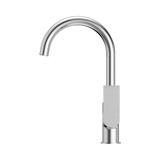 An image of Nero Tapware Bianca Kitchen Mixer Gooseneck Spout Chrome
