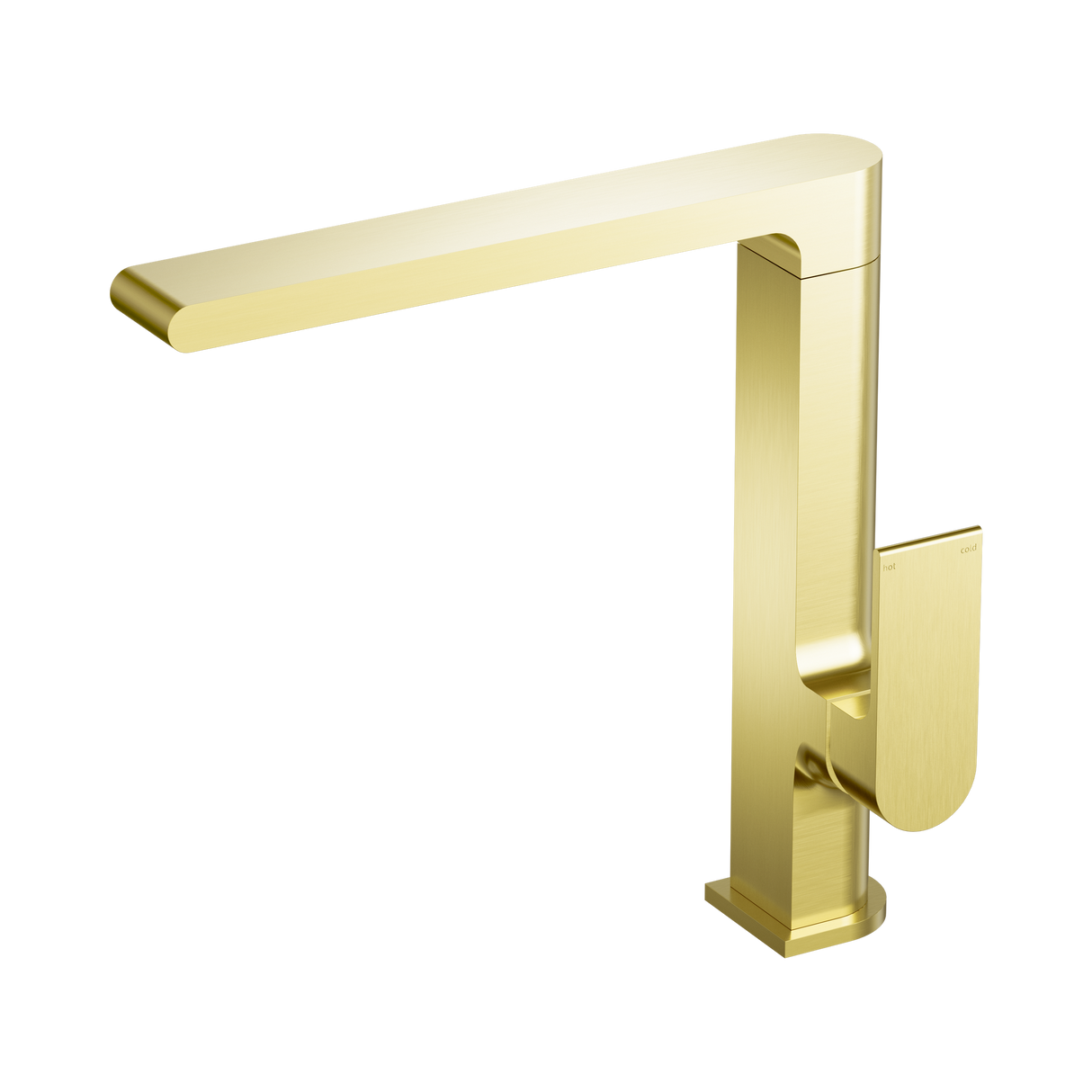 An image of Nero Tapware Bianca Kitchen Mixer Brushed Gold