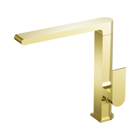 An image of Nero Tapware Bianca Kitchen Mixer Brushed Gold