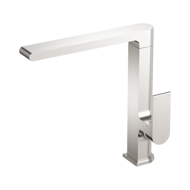 An image of Nero Tapware Bianca Kitchen Mixer Brushed Nickel