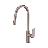 An image of Nero Tapware Bianca Pull Out Sink Mixer With Vegie Spray Function Brushed Bronze