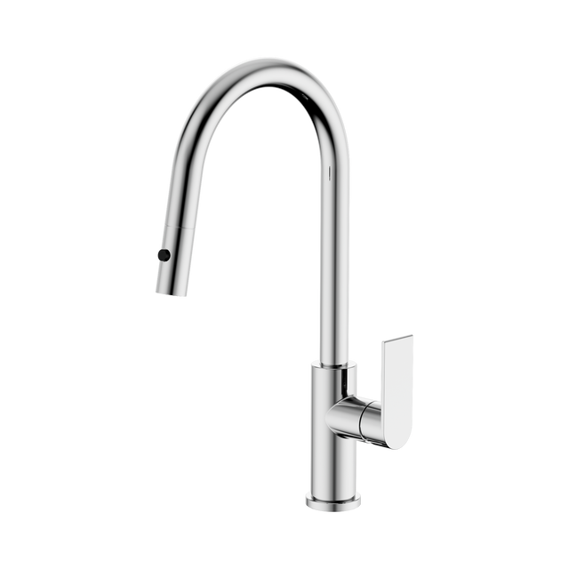 An image of Nero Tapware Bianca Pull Out Sink Mixer With Vegie Spray Function Chrome
