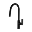An image of Nero Tapware Bianca Pull Out Sink Mixer With Vegie Spray Function Matte Black