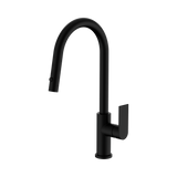 An image of Nero Tapware Bianca Pull Out Sink Mixer With Vegie Spray Function Matte Black