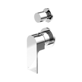 An image of Nero Tapware Bianca Shower Mixer With Diverter Separate Back Plate Chrome
