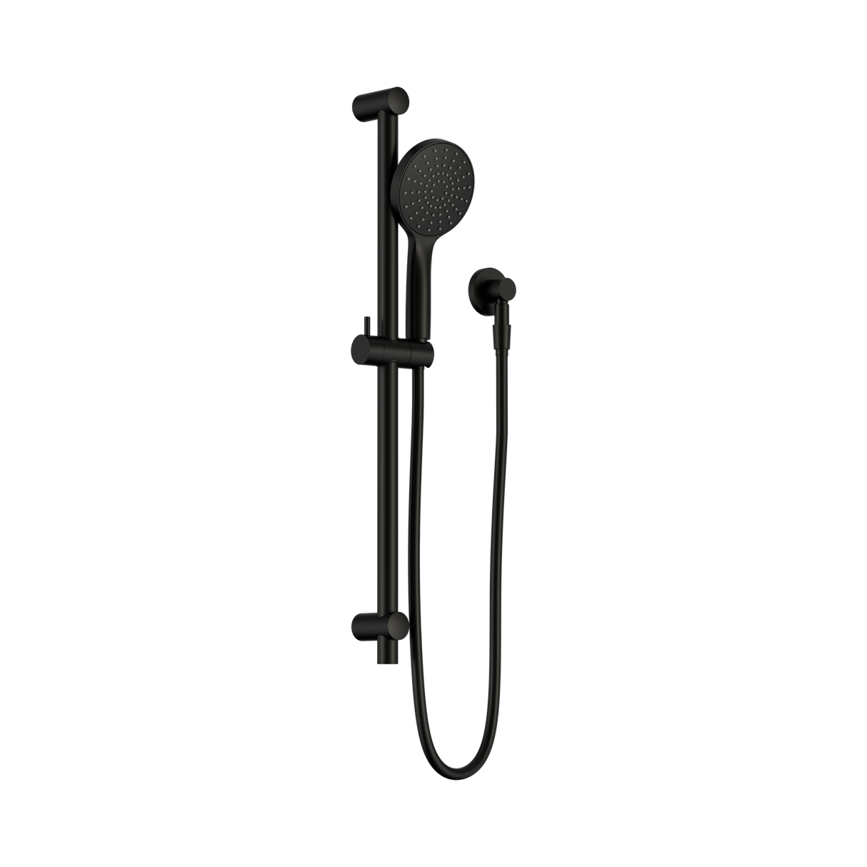 An image of Nero Tapware Dolce II Rail Shower Matte Black
