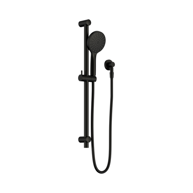 An image of Nero Tapware Dolce II Rail Shower Matte Black