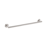 An image of Nero Tapware Dolce Single Towel Rail 700mm Brushed Nickel