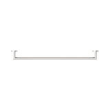 An image of Nero Tapware Dolce Single Towel Rail 700mm Brushed Nickel